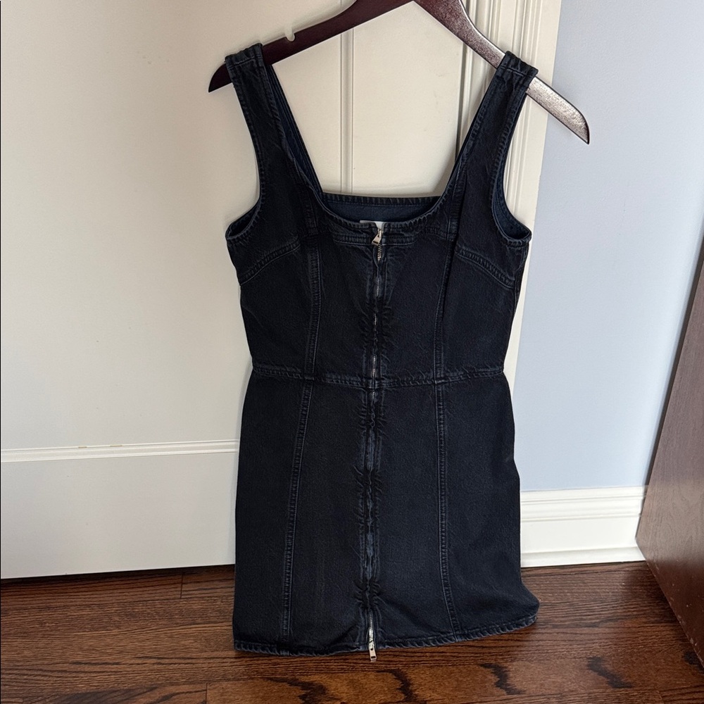 FRAME Dark Denim Sleeveless Dress